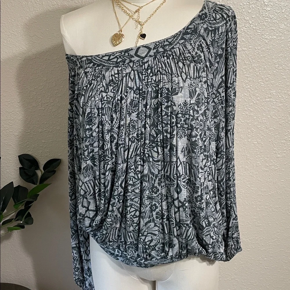 Free people print top